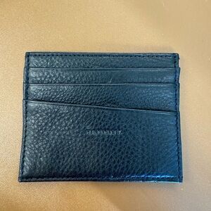 Hammitt black Card Case with red lining